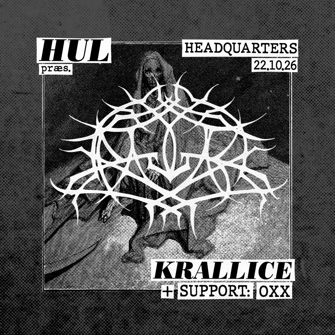 Hul præsenterer: Krallice (US) + Support: Oxx